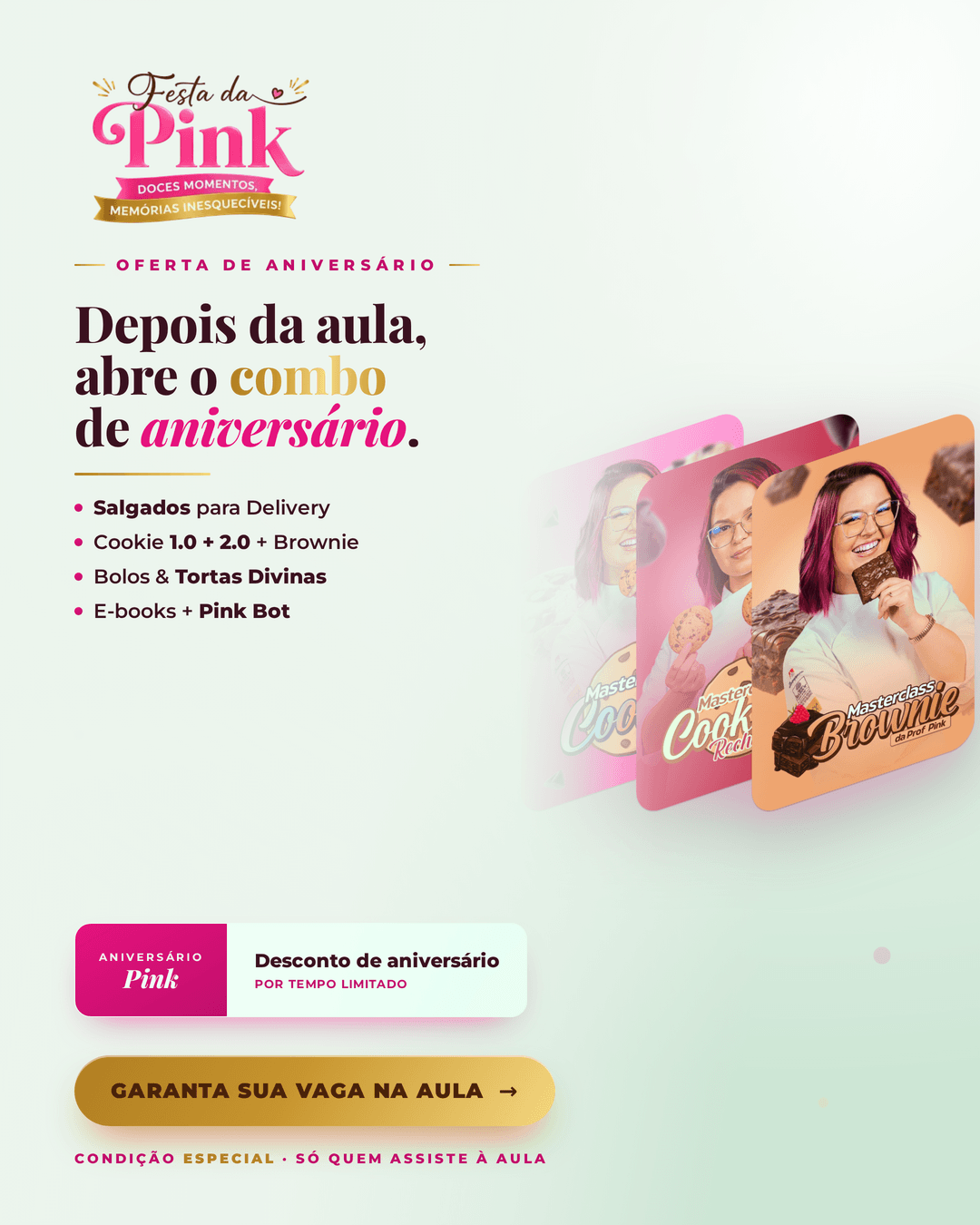 Combo de aniversário